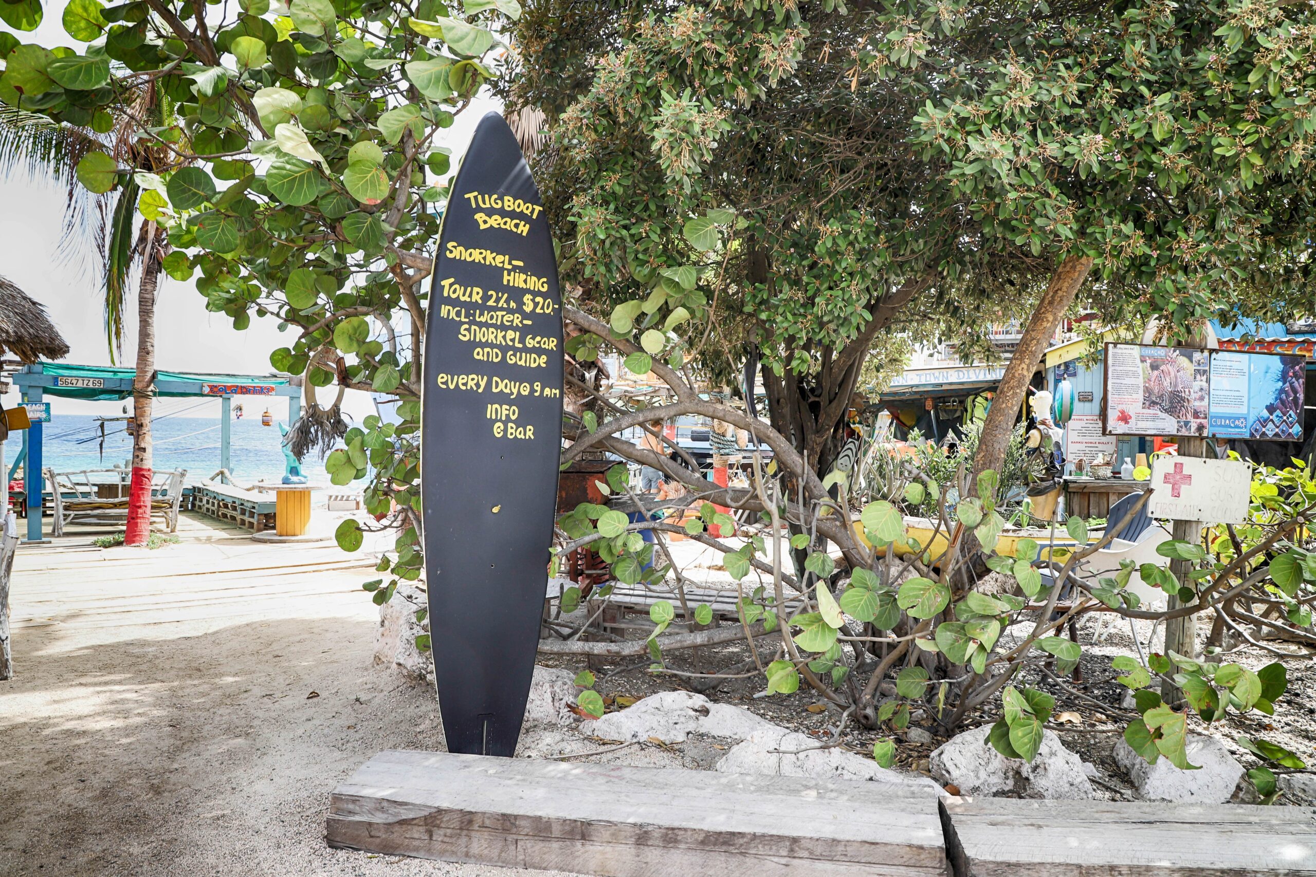 Beach Bar Tugboat Curacao